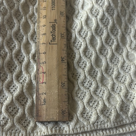 Moda International Ivory V-Neck Sweater - Picture 6 of 10